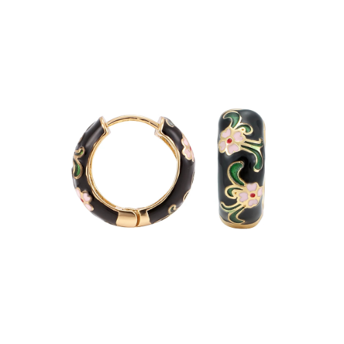 Boucle d'oreille pour femme - Floral