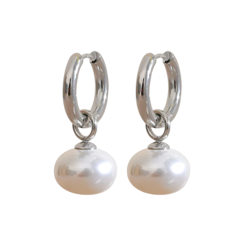 Boucle D'oreille pour femme - Perle pendante