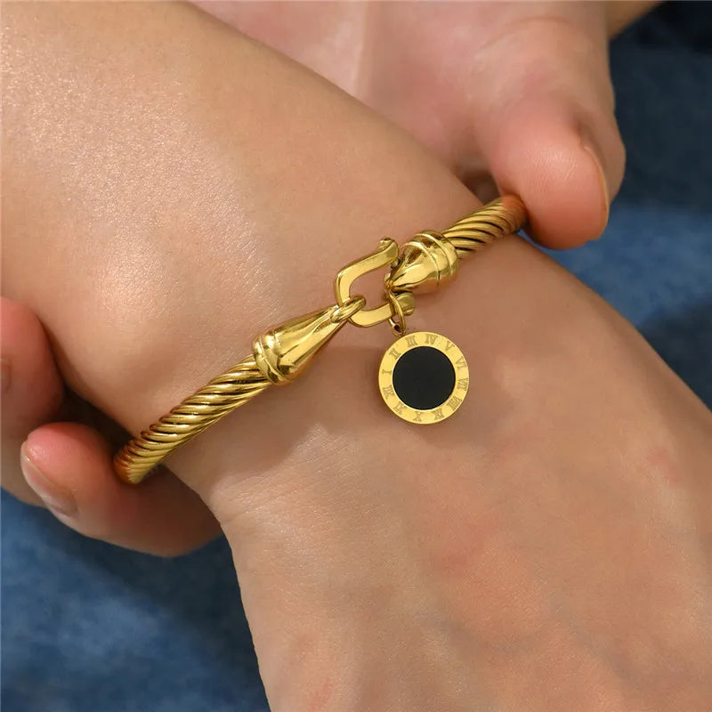 Bracelet en acier inoxydable, durable et élégant