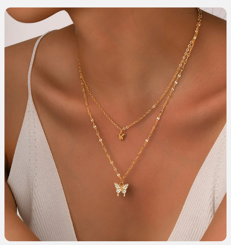 Collier Papillon