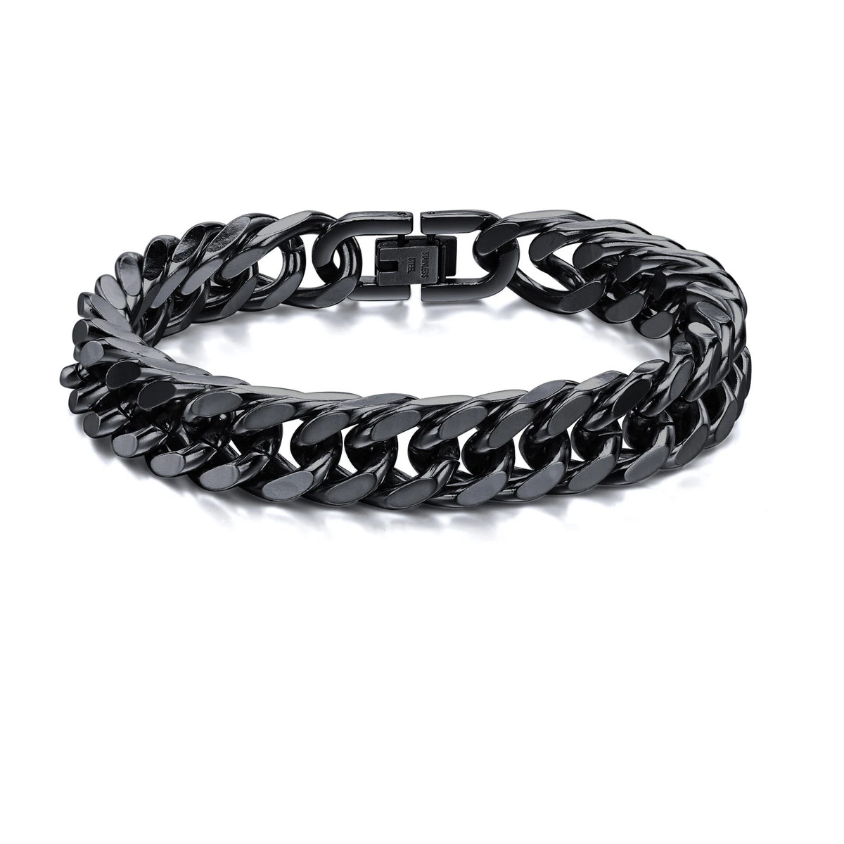 Bracelet "Cuban Link" Large en Acier Inoxydable