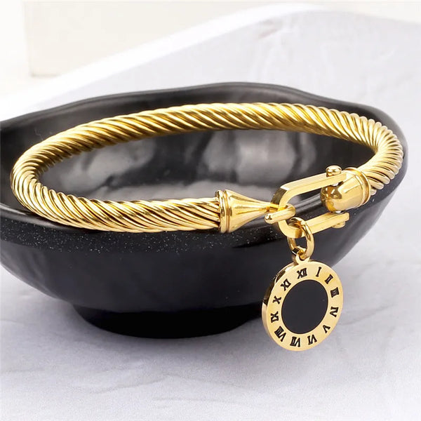 Bracelet en acier inoxydable, durable et élégant
