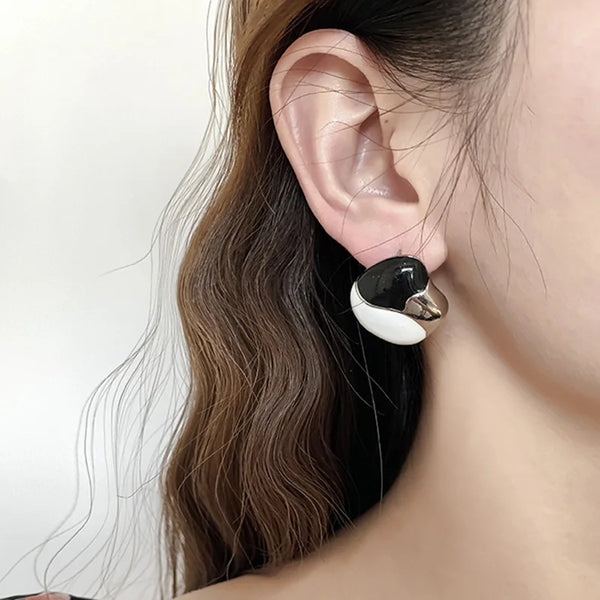 Ensemble Boucle d'oreilles et bague pour femme extravagante