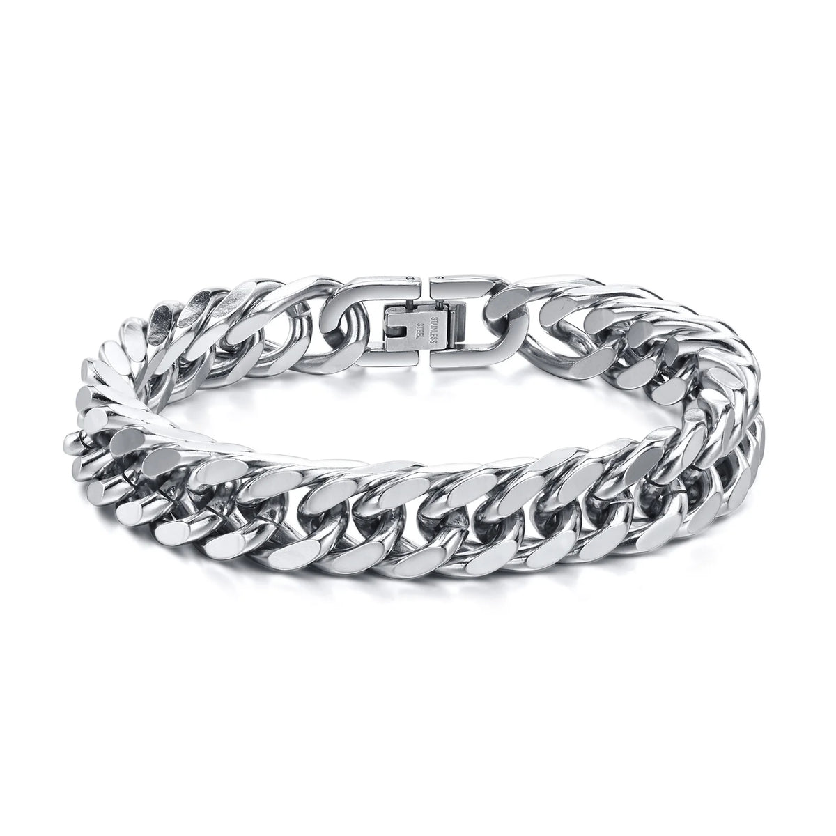 Bracelet "Cuban Link" Large en Acier Inoxydable