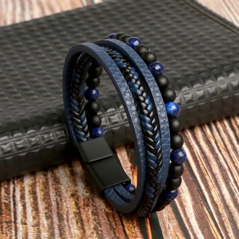 Bracelet cuir pour homme, style classique et tendance