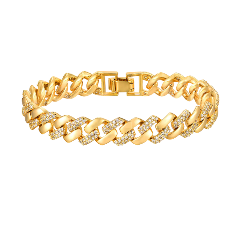 Charmant bracelets pour femme Plaqué Or avec Incrustation de Zircon Cubique