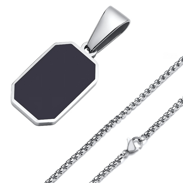 Collier Design Moderne en acier Inoxydable