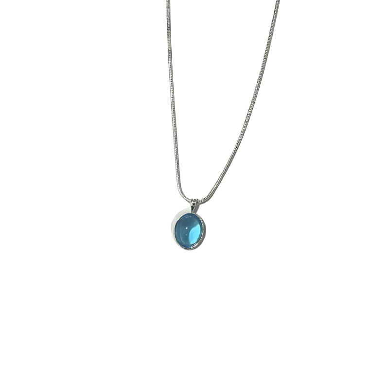 Collier pour Femme, Aquamarine