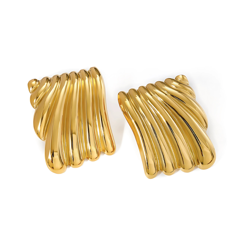 Boucles d'oreilles Sunnie en acier inoxydable