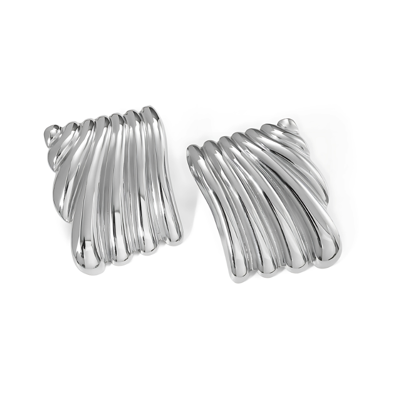 Boucles d'oreilles Sunnie en acier inoxydable