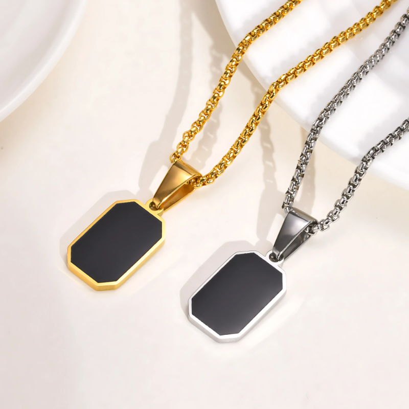 Collier Design Moderne en acier Inoxydable